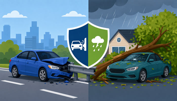 Collision vs Comprehensive Insurance Explained Simply